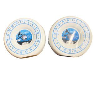 (2pk) Braille Skateboarding SK8 Mystery Wheel Series 1 Mini Collectible Boards